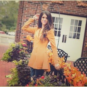 Flattering Button Flair Peacoat